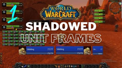 Основные возможности Shadowed Unit Frames