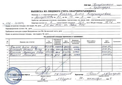 Основные документы для переоформления квитанций