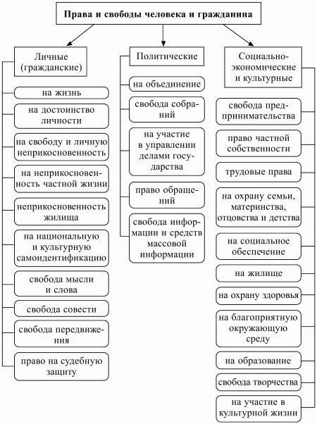 Основные права человека и их влияние на жизнь