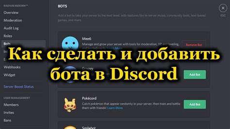 Основные правила игры на сервере дискорд бота