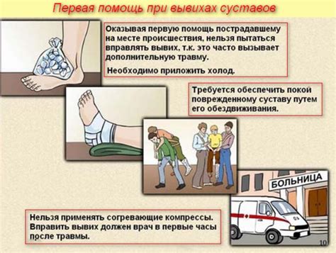 Основные правила оказания помощи при переломах и вывихах