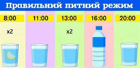 Основные правила питья воды