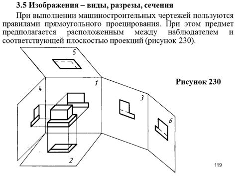 Основные правила черчения видов