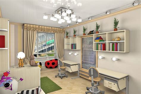 Основные принципы планировки детской комнаты