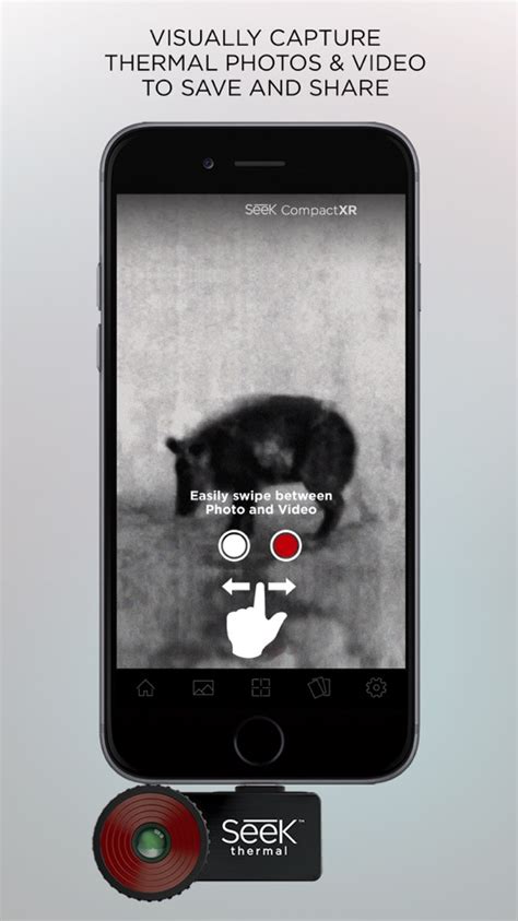 Основные функции приложения Seek Thermal