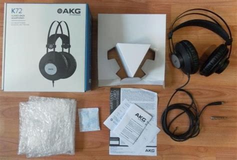 Основные характеристики наушников AKG K72