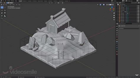 Основные этапы удаления шва в Blender