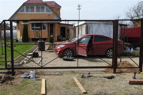 Основные этапы установки безопасных ворот