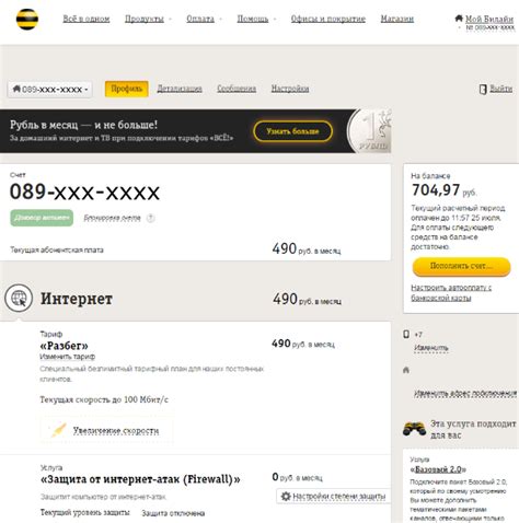 Остаток гигабайтов на Билайне: всегда под контролем