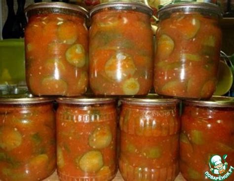 Острые закуски с огурцами: