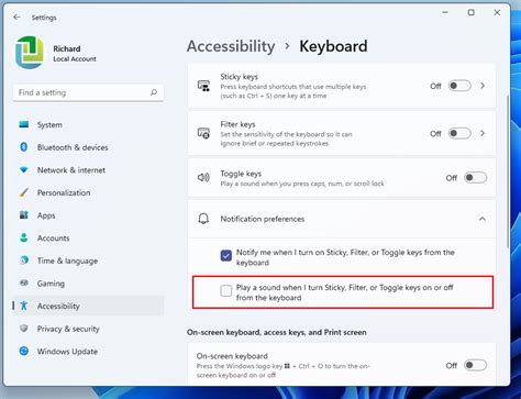 Отключение клавиатуры в Windows