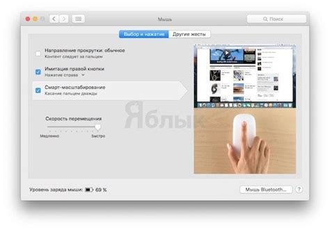 Отключение мыши через клавиатуру в MacOS