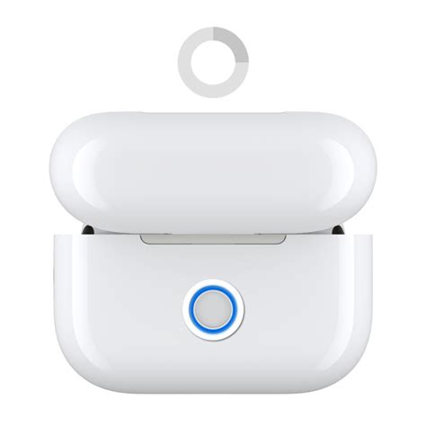 Откройте крышку зарядного футляра AirPods Pro