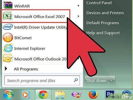 Откройте приложение Excel на iPhone