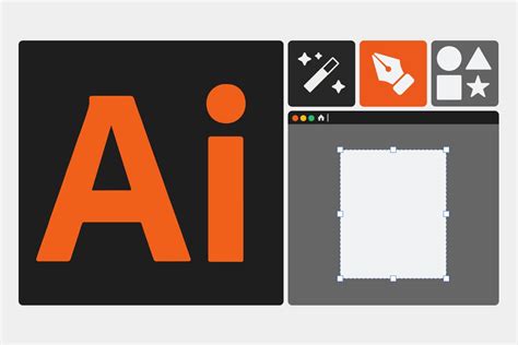 Откройте Adobe Illustrator и выберите инструмент "Лупа"