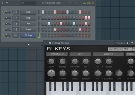 Открытие MIDI-интерфейса в FL Studio