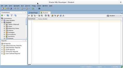 Открытие SQL Developer