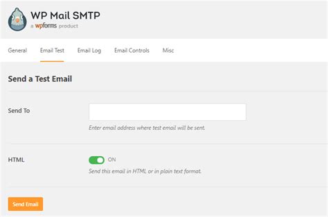 Отладка настроек SMTP и проверка отправки почты