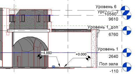 Отметка нужного размера на гипсокартоне