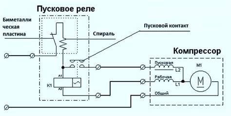 Отсоединение проводов от пускового реле