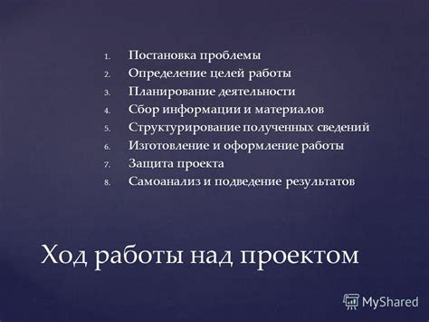 Оформление и структурирование путеводителя