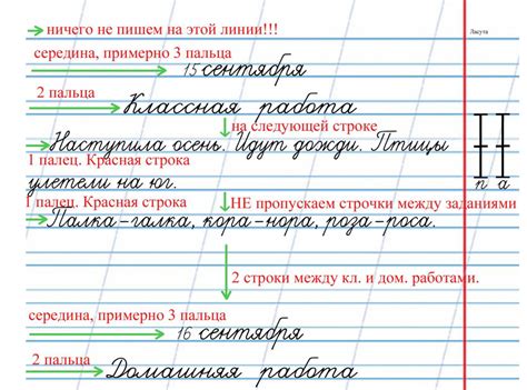 Оформление тетради