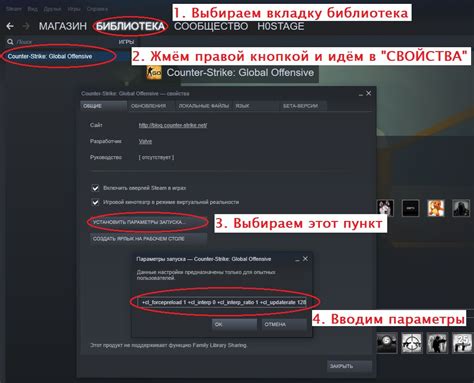 Параметры запуска Steam