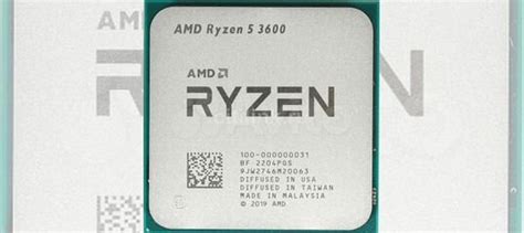 Первый взгляд на процессор Ryzen 5 3600