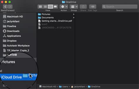 Перемещение данных в iCloud