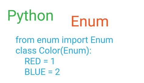 Перечисление Enum в Python