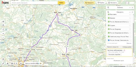 Планирование маршрута на карте лента: советы и рекомендации