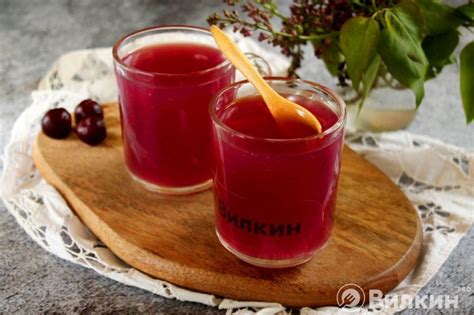 Подаем кисель к столу