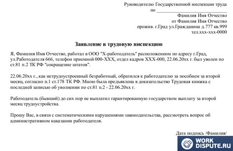 Подайте жалобу в трудовую инспекцию