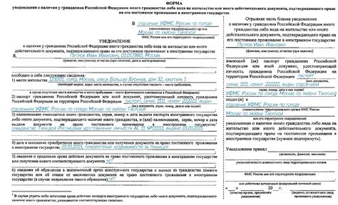 Подача заявления в отделение УФМС