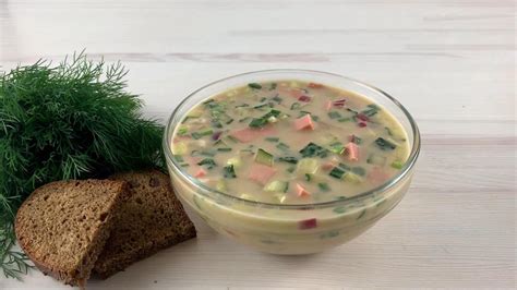 Подача и сервировка окрошки с уксусом