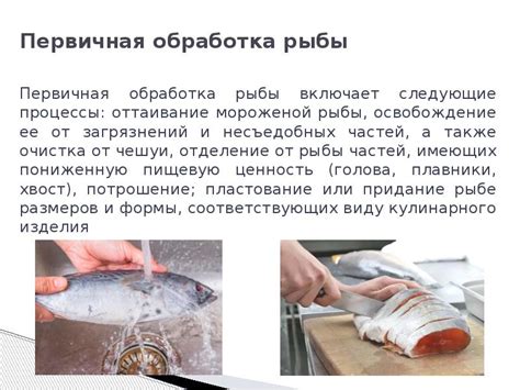Подготовка и выбор продуктов