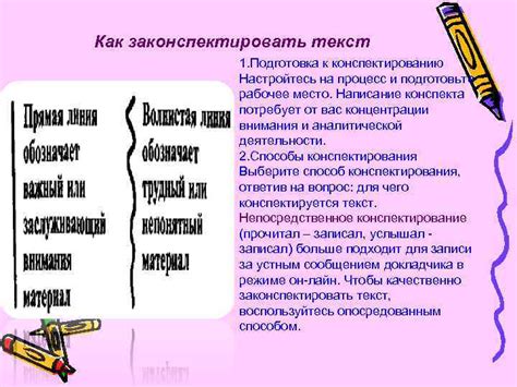 Подготовка к конспектированию урока: основные шаги и подходы