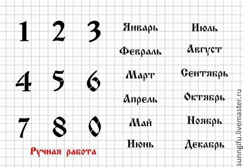 Подготовка основы для вечного календаря
