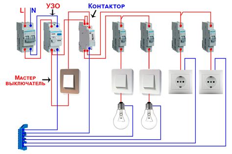 Подключение выключателя с таймером
