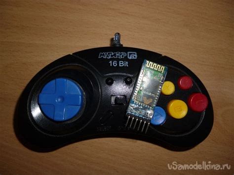 Подключение джойстика Sega Light