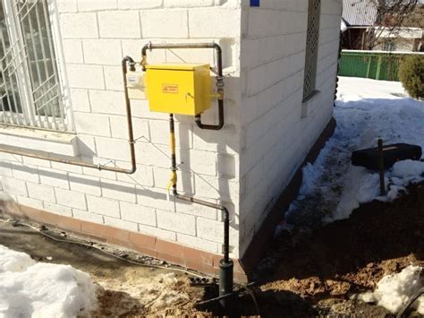 Подключение к газопроводу