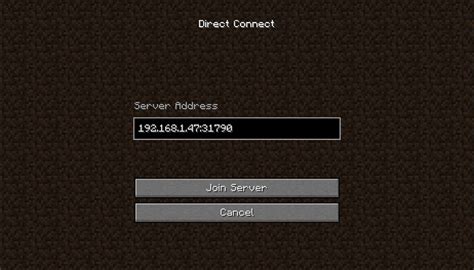Подключение к серверу через TLauncher