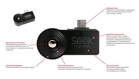 Подключение Seek Thermal Compact к телефону через USB или lightning-порт