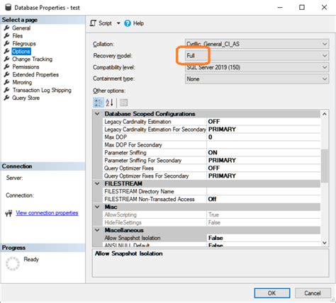 Подробная инструкция по настройке резервного копирования SQL Server 2019