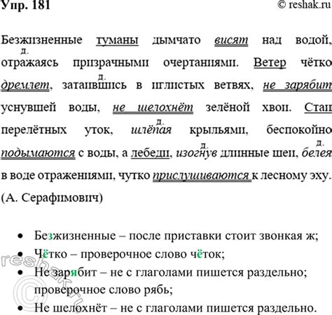 Подчеркните основные детали
