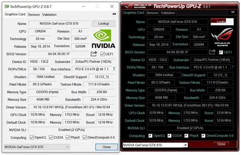 Поиск модели видеокарты Nvidia GTX с помощью утилиты GPU-Z