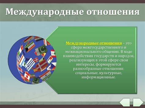 Политические обстоятельства и международные отношения
