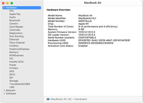 Получение MAC-адреса в операционной системе macOS