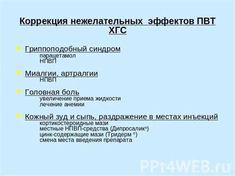 Понимание ХГС и его возможных проблем