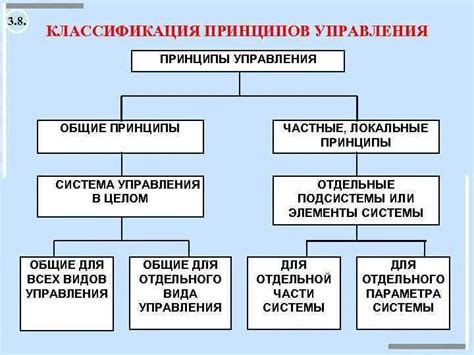 Понятие и роли ключевых принципов управления